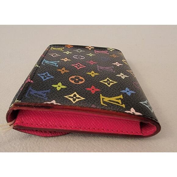 Louis Vuitton Envelope Card Case Multicolore Noir Takashi Murakami CA2111 - Picture 5 of 11